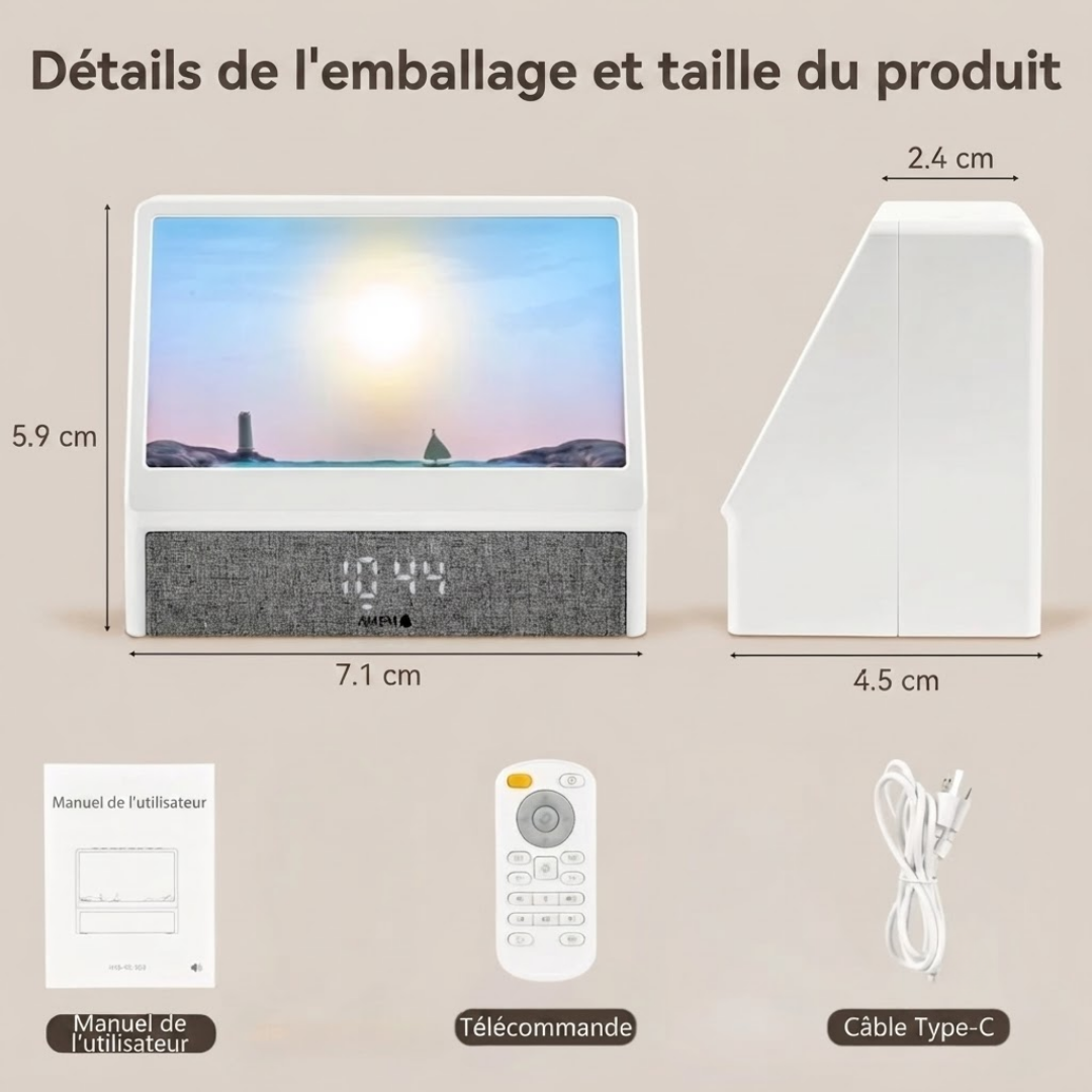 Wenlow – Lampe de réveil sunrise